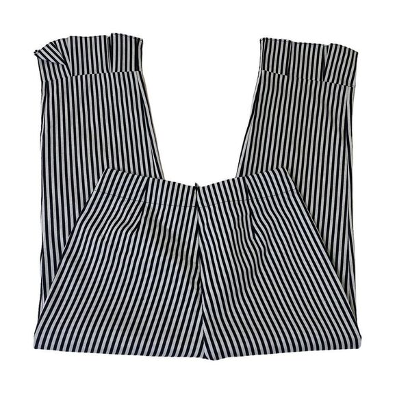 Wild Honey Striped Flutter Ruffle Hem Pants Sz S - Picture 5 of 10